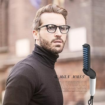 Milly Men Quick Beard Straightener Hair Comb Multifunctional Hair