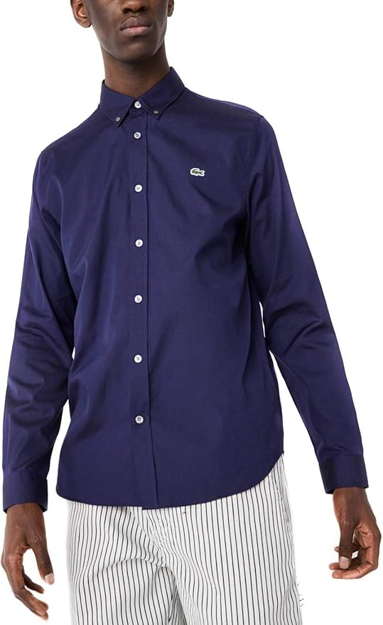 Men's Classy Mandarin Collar Hidden Button Dress Shirt Many Colors Sg 01 - Foto 4