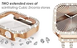Wingle 2 Pack Bling Case for Apple Watch Series 10