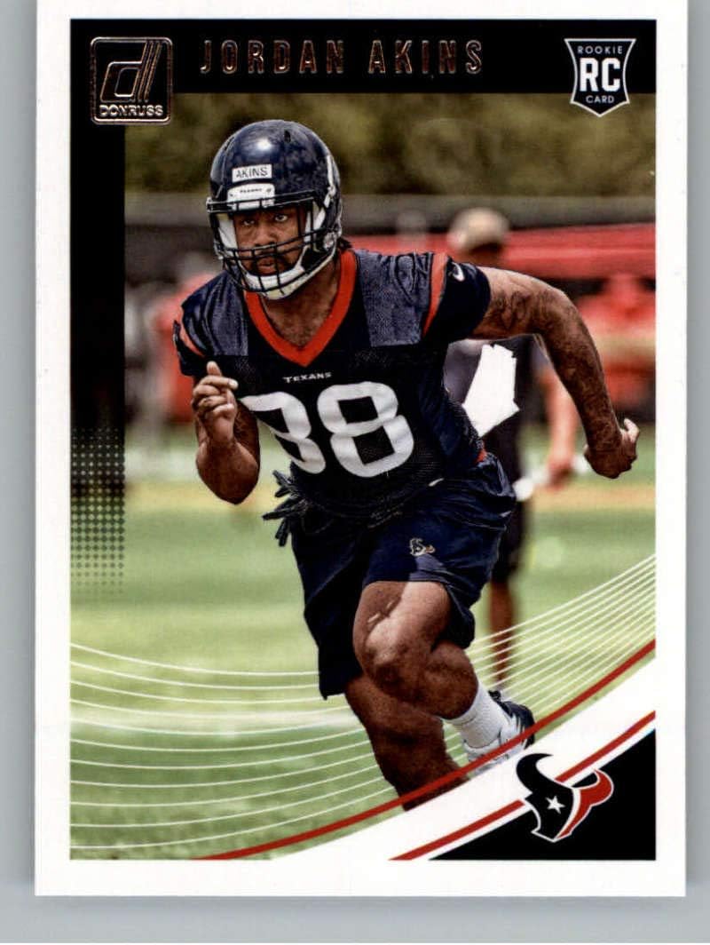 2018 Donruss Football 388 Jordan Akins RC Rookie Card Houston Texans Rookie