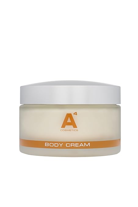 A4 - BODY CREAM | Feuchtigkeitsspendende Anti-Aging Körpercreme | Eco-zertifiziertes Arganöl | Intensive nährende Bodylotion 