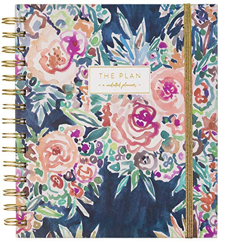 Eccolo Spiral Bound Undated Planner, Weekly & Monthly Calendar, Hardcover, Barbarian Collection