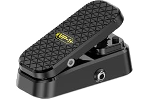 Btuty Volume Expression Pedal Expression EXP & Passive Volume 2-in-1 Dual Control Guitar Effects Pedal Silent Buffer Metal Chassis Stereo Interface for Guitar Bass