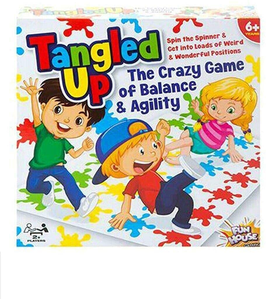 PMS Tangled Up Large Floor Mat Game with Spinner and Mat for All Ages Party Game Twister Style