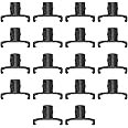 Ernst Manufacturing 3/8-Inch Dura-Pro Twist Lock Socket Clips, 15-Pack, Black - 8441
