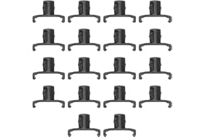 Ernst Manufacturing 3/8-Inch Dura-Pro Twist Lock Socket Clips, 15-Pack, Black - 8441