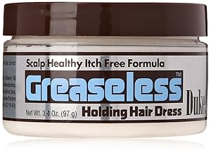 Duke Greaseless Holding Hair Dress | Softens Shines and Rejuvenates Your Natural Curl Pattern, 3.4 Oz