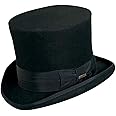 Scala Men's Wool Felt Top Hat