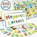 Seckton Magnetic Letters and Numbers for Toddlers Education Spelling and Learning Alphabet Refrigerator Magnets Toys for Kids Teacher and Children Christmas Birthday Gifts