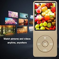 MP3 Player, Music Player with 16GB Micro SD