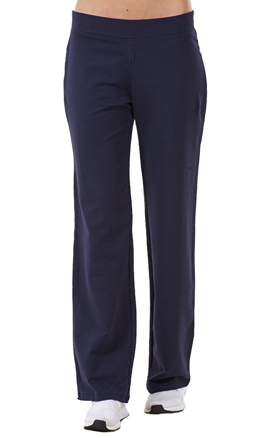 straight leg sports trousers