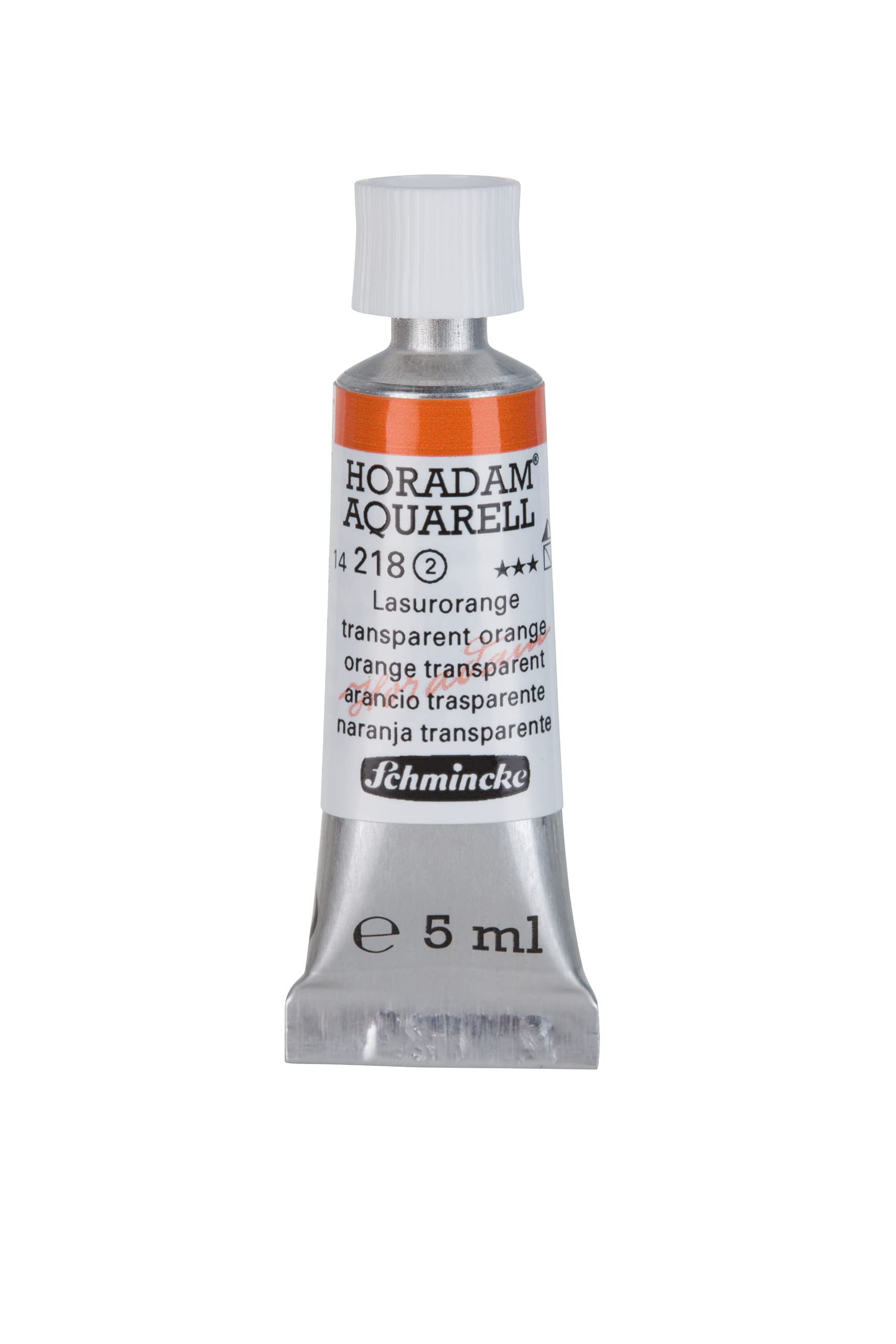 Schmincke - HORADAM® AQUARELL - finest artists' watercolours, glaze orange - 5 ml — image 1