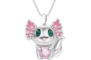 Professional DesignFemale Necklace Adjustable Women Cartoon Axolotl Pendant Necklace Jewelry Popular