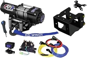 KFI PRODUCTS KFI A3000 3000lb Winch & 101840 Winch Mount kit Compatible/Replacement for 2016-2021 Polaris Sportsman 450