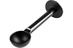 CHAR YONG 2-In-1 Espresso Coffee Bean Spoon - Replacement for Delonghi 7313286119 & for Mr. Coffee BVMC-ECMP1000，Tamping Scoop Tamper Tea Tool For Coffee Bean Spoon Coffee Measuring （51mm）