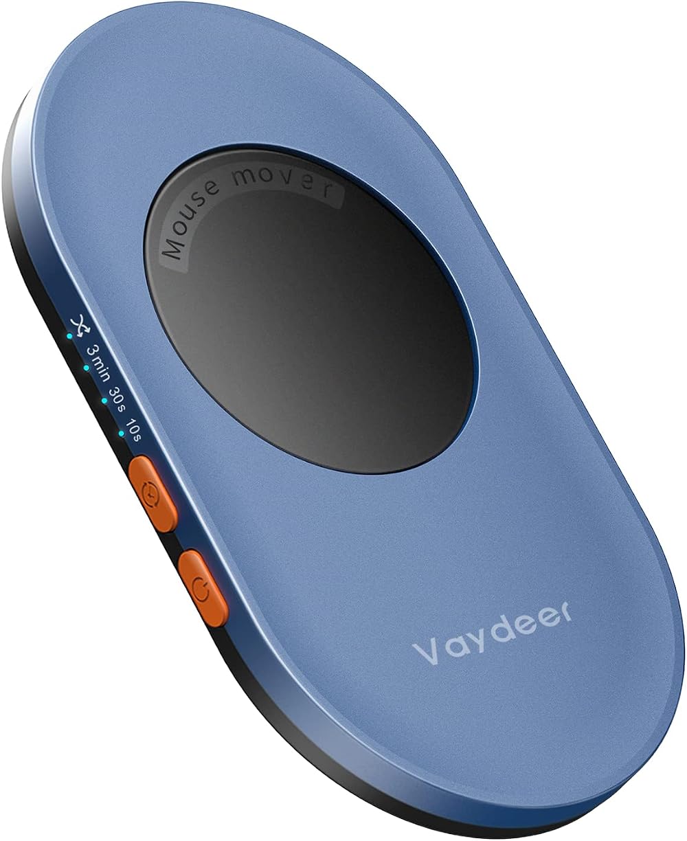 VAYDEER Ultra Slim Mouse Mover with Adjustable Interval Timer Undetectable