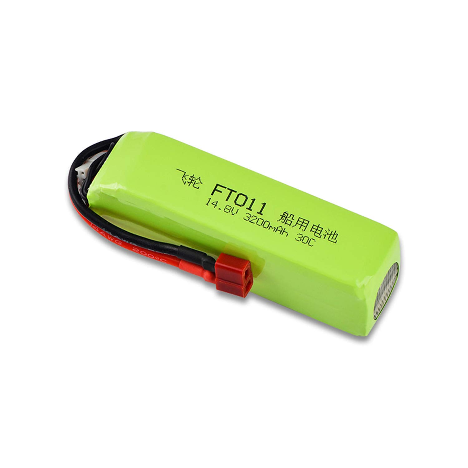 WYGUO 4S 30C Lipo Battery Replacement for Feilun FT010 Ft011 RC Boat RC Truck Helicopter Boat Remote Control(14.8V 3200mAh)