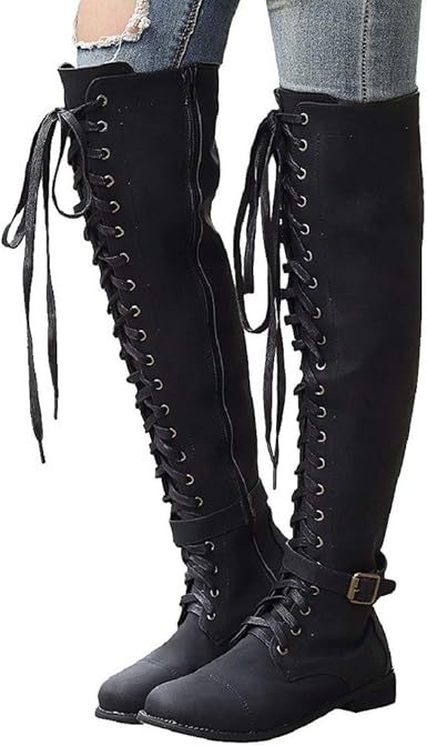 knee high combat boots outfits