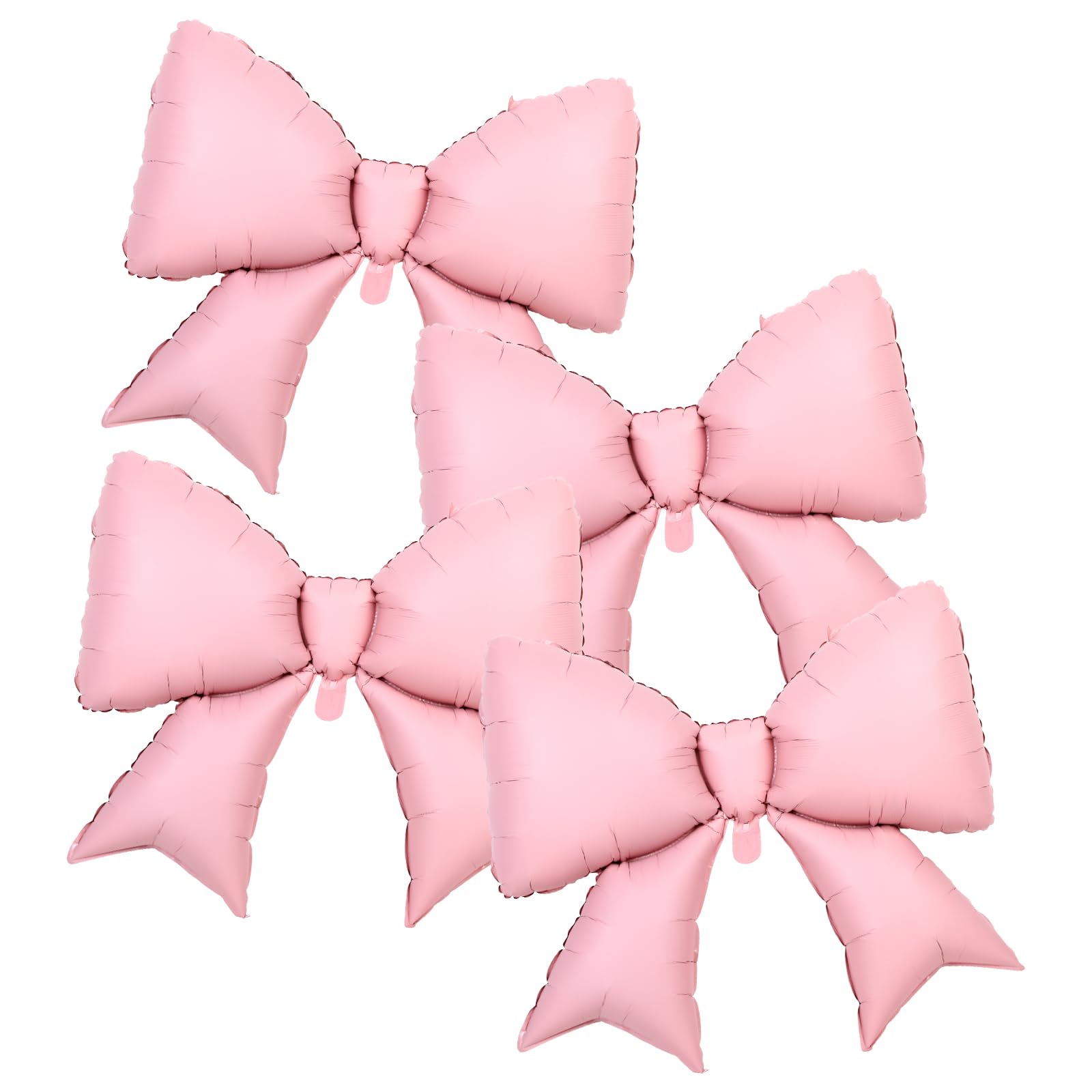 Photo 1 of 4PCS Pink Bow Balloon, 38 Inch Large Bow Balloons Pink, Coquette Birthday Party, Baby Shower, Bridal Engagement, Bachelor Party Arch Background Wall Ceiling Decoration for Women