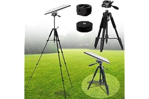 XHUIC Starlink Mini Tripod Stand, Adjustable Heavy-Duty Stand Mount with Tripod Mount 1/4"-20 Threaded Adapter, Compatible with Star Link Mini