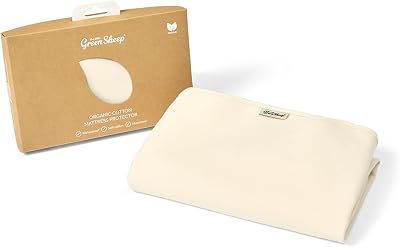 The Little Green Sheep Waterproof Mattress Protector Next to Me 50 x 83 cm