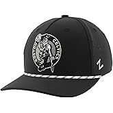 ZHATS NBA Unisex-Adult NBA Officially Licensed Rope Hat Snapback Performance Black