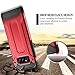 Samsung Galaxy Note 8 case, HianDier [New Armor Series] High Impact Hybrid Dual Layer Protective Heavy Duty Rugged Cover Case with Drop Resistant Shockproof Dustproof for Galaxy Note 8 (2017)-Red
