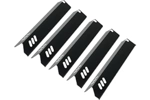 SUONA Grill Heat Tent Replacement Parts for Dyna-Glo DGB515SDP-D DGF510SBP DGF600ssp, Heat Shileld for Backyard BY13-101-001-12 BY15-101-001-02 GBC1461W, Uniflame GBC1059WB, 15x3 13/16 5 Pack