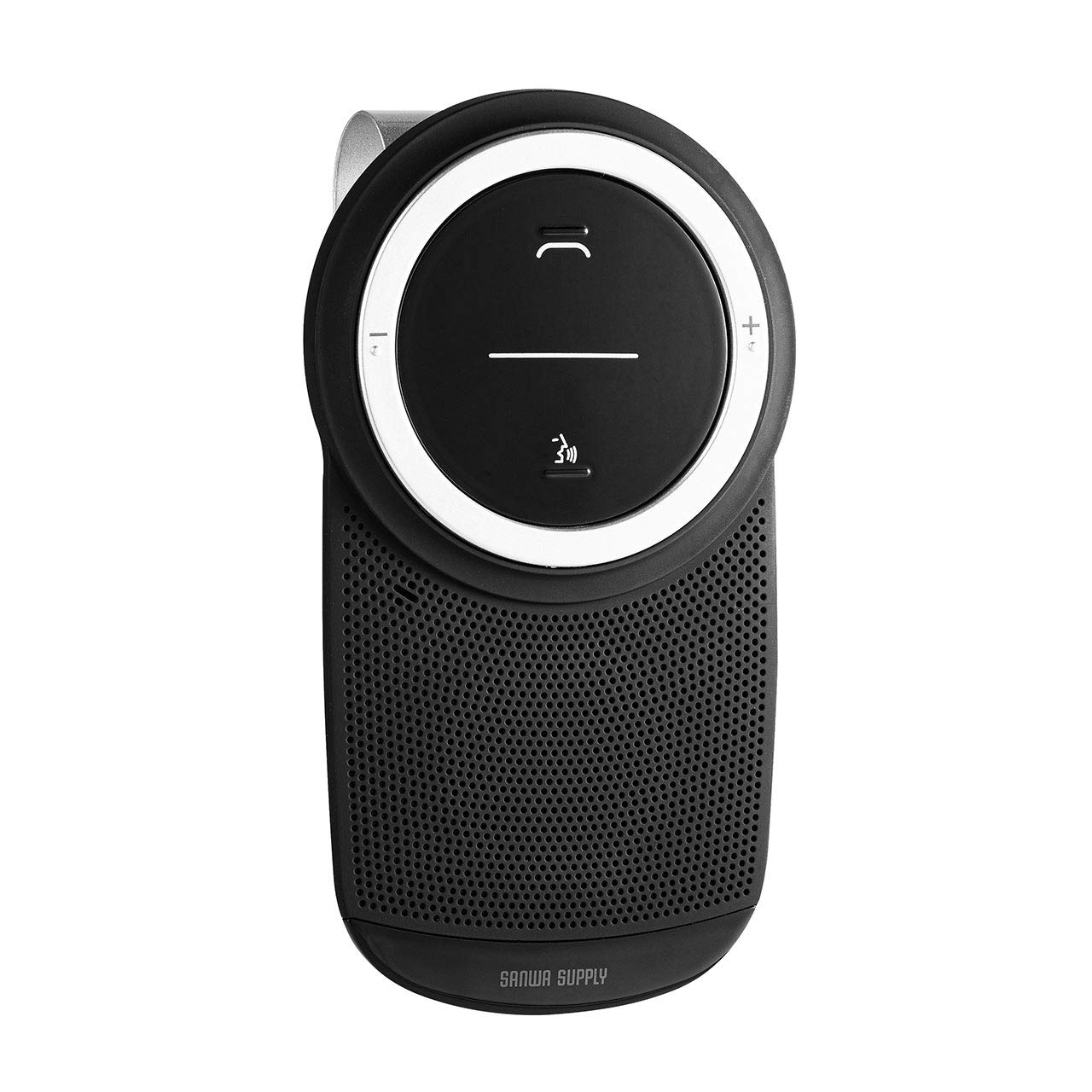 サンワダイレクト 車載 ハンズフリー Bluetooth Hi-Fiスピーカー ノイズキャンセリング ボタン/声で応答 2台待ち受け Bluetooth4.1 通話 音楽 400-BTCAR003商品画像