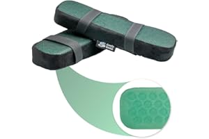 ASDICOXB Memory Foam Armrest Pads - Office Chair armrest Pads with Cooling Gel - Wheelchair armrest Covers - Gaming Chair Arm Cushions Pads -Computer Chair Arm Covers - Desk Chair Elbow Pillow