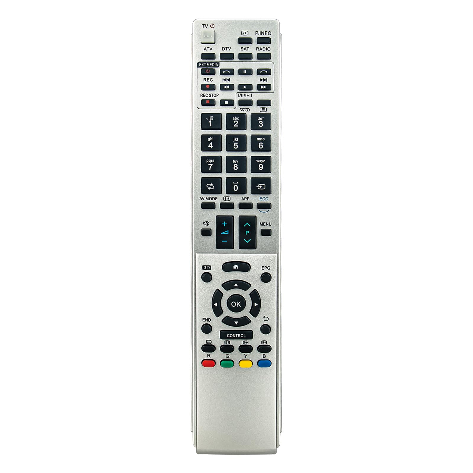 AULCMEET GB074WJSA New Replacement Remote Control fit for Sharp Aquos TV LC-40LE830RU LC-40LE831E LC-40LE831S LC-46LE814E LC-46LE814R 60-LE740E 60LE740E LC-40LE814E