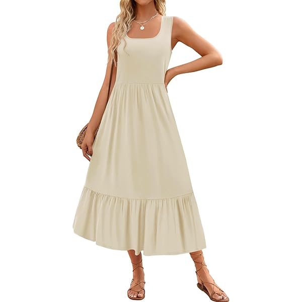 Generic Birthday Dresses for Women,2024 Summer Trendy Square