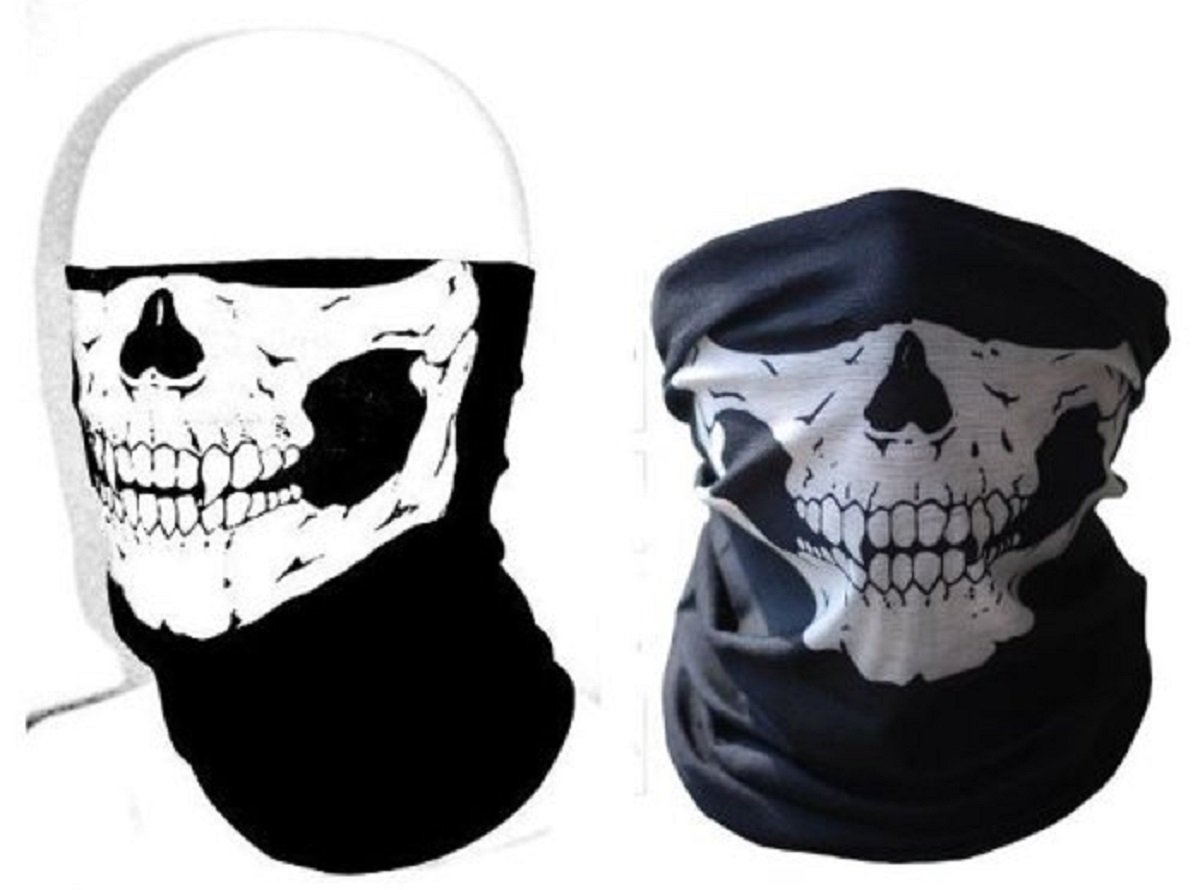 Amazon スカル フェイスマスク タクティカル ゴースト アーミー カモフラージュ ミリタリー Skull Face Mask