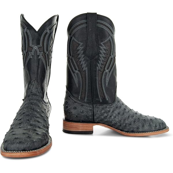 Amazon.com | Soto Boots Men's Square Toe Cowboy Boots, Genuine