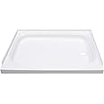 Lippert Replacement 24" x 32" White Shower Pan with Right Drain for RVs, Manufactured Homes, Travel Trailers, 5th Wheels, and Motorhomes - 210371