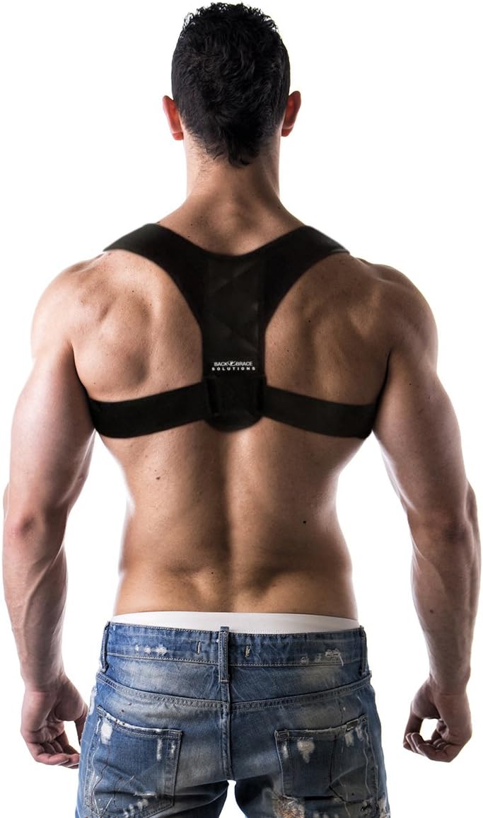 Advanced Posture Corrector by Back Brace Solutions Improve Your Posture Now and Feel The Amazing Benefits/Pain Relief Unisex Support Designed to Eliminate Bad Posture Slouching Hunching (Small/Medium)