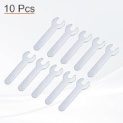 HARFINGTON 10pcs Small Wrench 10x70x1.5mm Metric