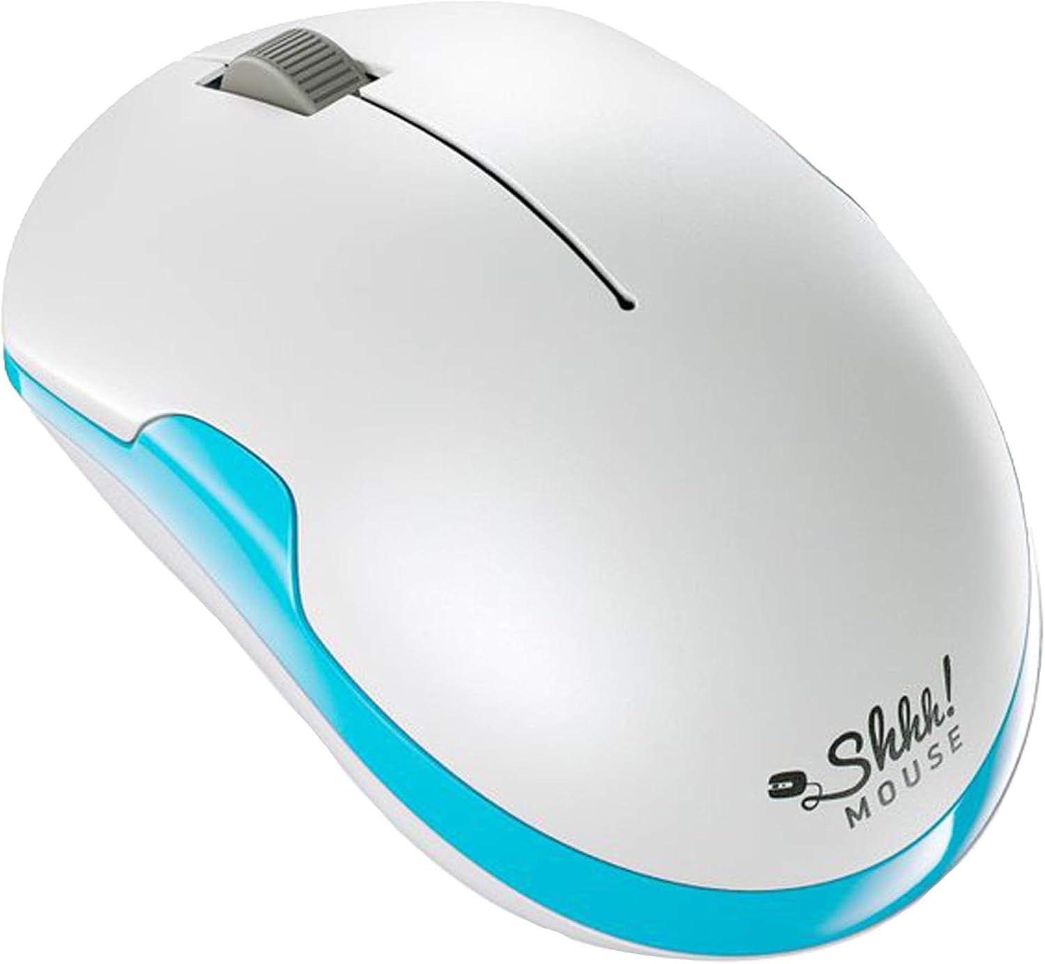 SHHHMOUSE Wireless Silent Noiseless Clickless Mobile Optical Mouse with ...