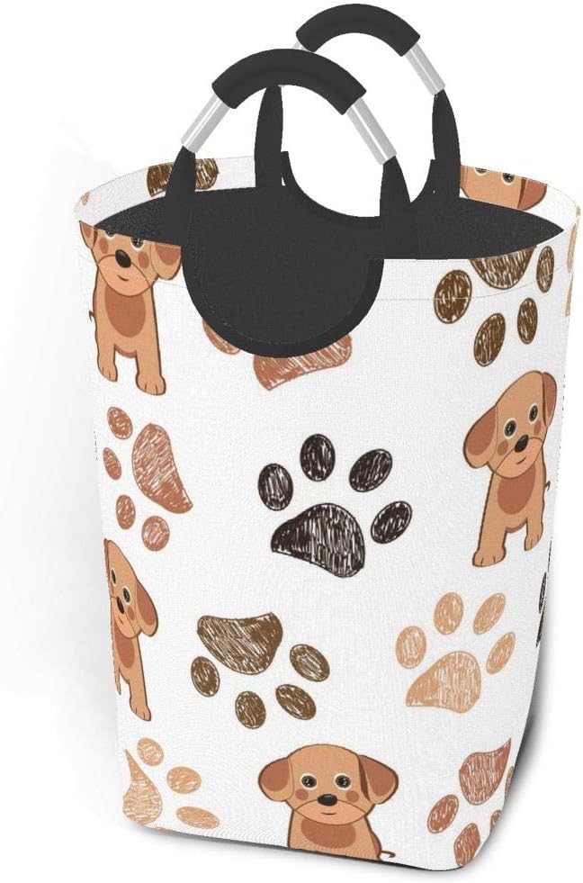 mallcentral-EU Canasta de Almacenamiento Grande y Alta con Estampado de