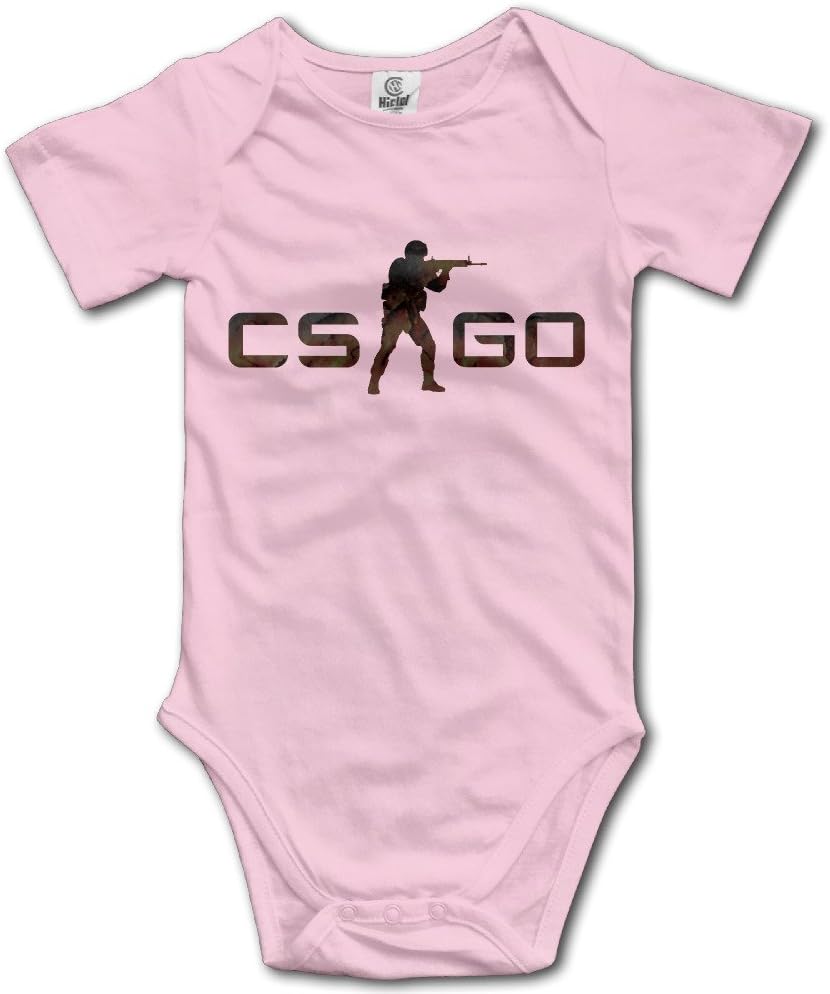 TANXJ Counter Strike Game Logo Baby Climbing Clothes Bodysuit