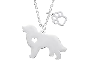 Melix Animal Yorkie Labrador Pitbull Husky Alaskan Akita Boxer Corgi Dachshund German Shepherd Golden Retriever Stainless Steel Pet Dog Doggy Pendant Necklace Gift