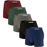 AVIALAN mens underwear boxer briefs for men pack super stretch boxers brief with ball pouch trunks men's boys seamless