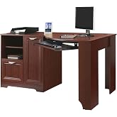 Realspace&reg; Magellan 60"W Corner Computer Desk, Classic Cherry