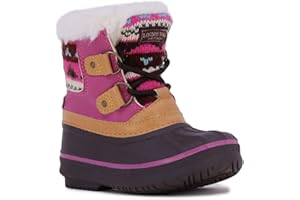 LONDON FOG Girls Toddler Tottenham Cold Weather Snow Boot