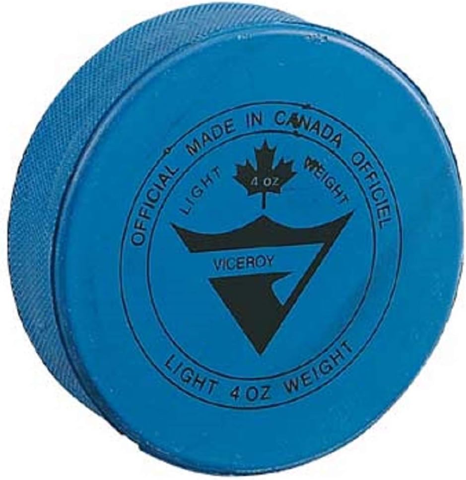 Viceroy Hockey Puck Novice Play 4oz Blue Sports & Outdoors