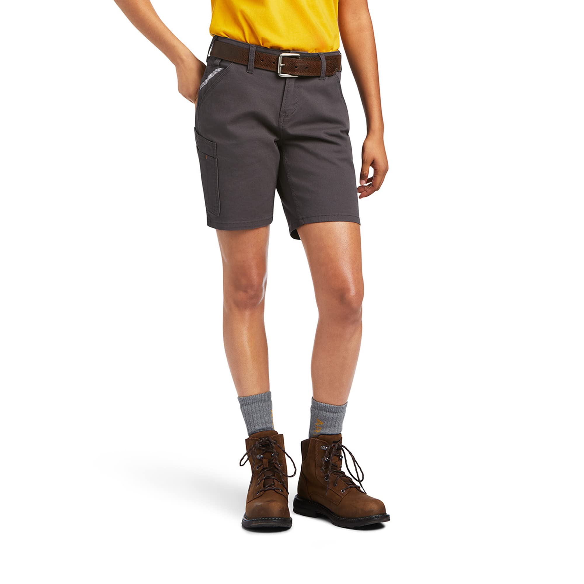 ARIAT Rebar DuraStretch Made Tough Short, Rebar Grey, 31