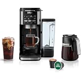 Ninja (Refurbished) Drip Coffee Maker | DualBrew Pro Hot &amp; Iced Coffee | Compatible with K-Cup Pods | 3 Brew Styles (Classic, Rich, &amp; Iced) | 60oz Removable Reservoir &amp; Dishwasher Safe | (Renewed)