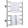 KEY TEK Heated Towel Warmer for Bathroom, Wall Mounted Hot Towel Racks with Timer, Stainless Steel Heated Towel Drying Rack, 
