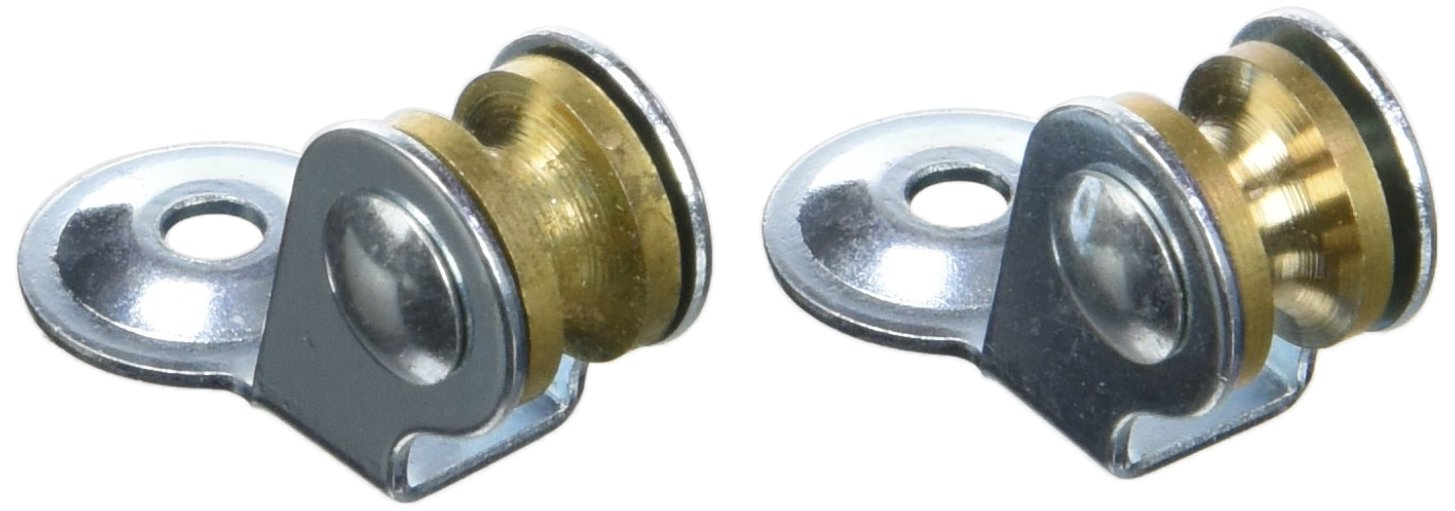 Chapuis VPSL1 2 Tumble Dryer Pulleys - Material: Zinc Plated Steel - Diameter: 12 mm - for Rope: 3 mm - Colour: Metal, Grey, Set of 2 Pieces