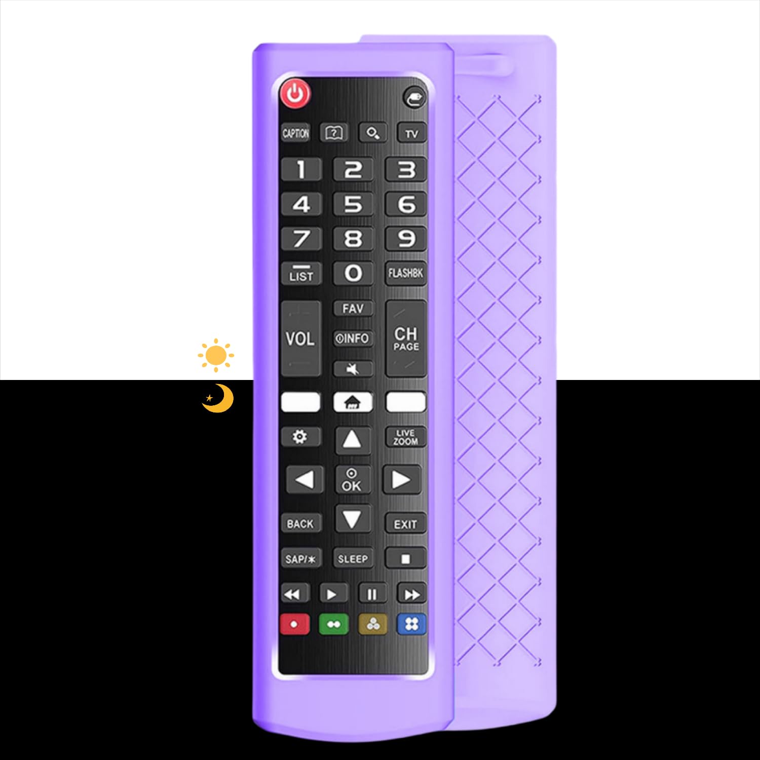 LG TV Remote Cover, Silicone Protective Case for AKB75095307 AKB75375604 AKB74915305, Anti-Slip Skin Sleeve for LCD LED HDTV 3D 4K OLED